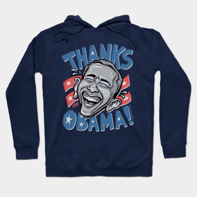 Thanks Obama! Hoodie by BradAlbright